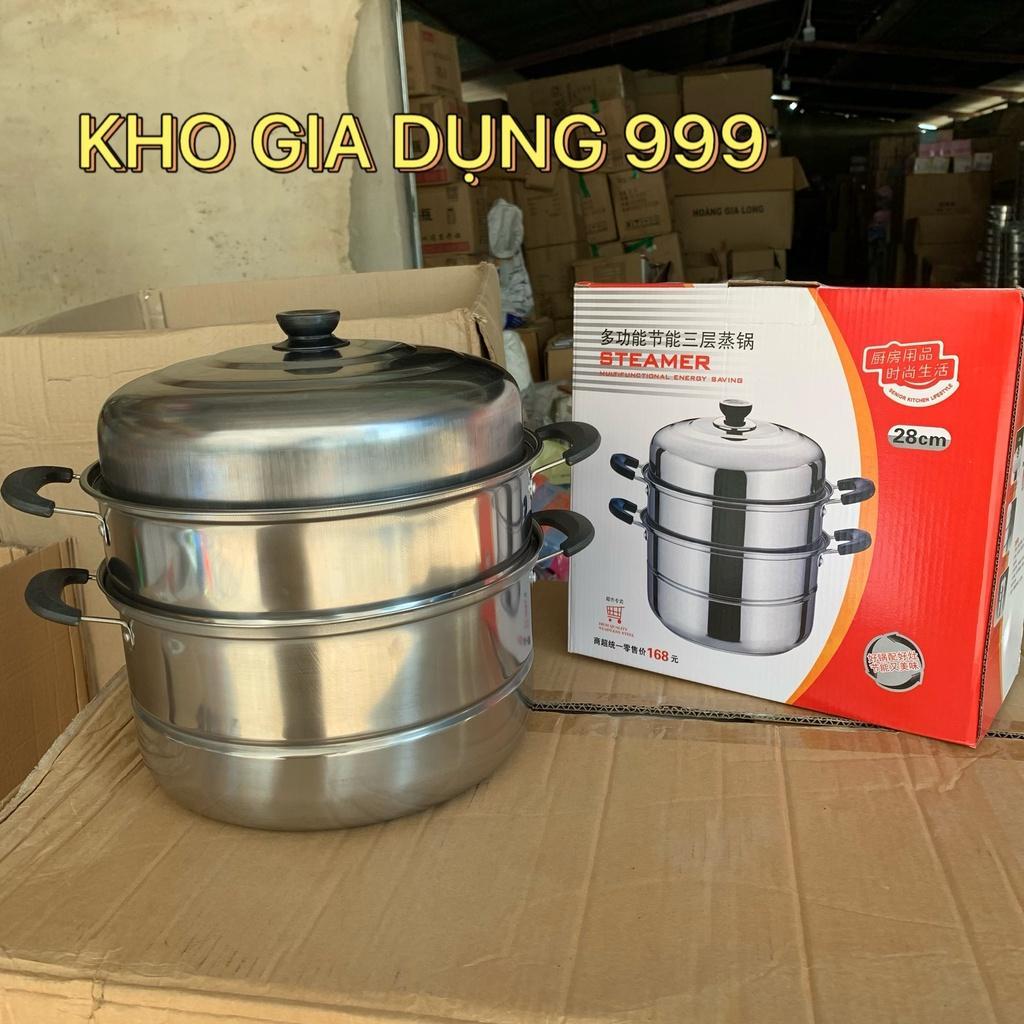 NỒI HẤP INOX 3 TẦNG ĐA NĂNG