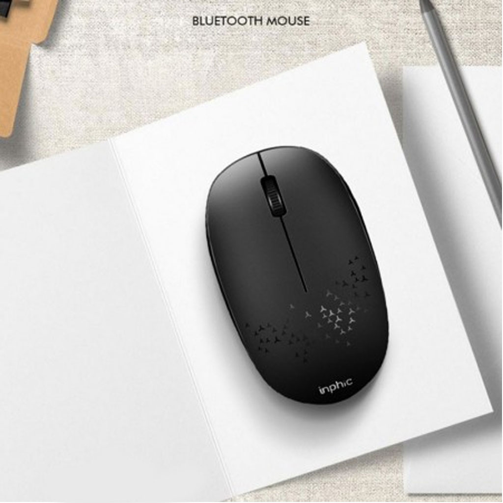 Chuột Không Dây Bluetooth Inphic E5B 5.0 1200DPI Chống Ồn Phù Hợp Sử Dụng Văn Phòng - Hàng Nhập Khẩu