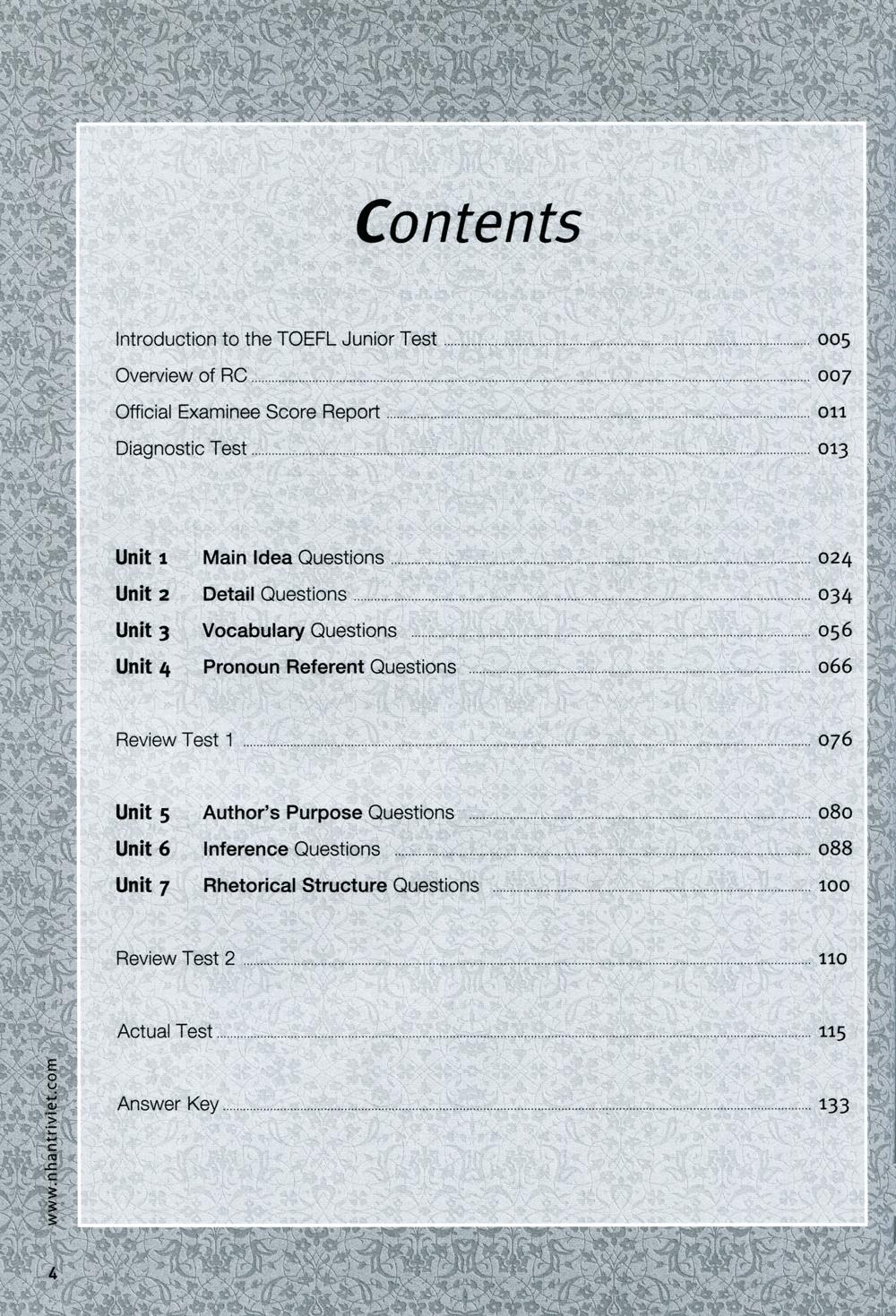 Master Toefl Junior Intermediate: Reading Comprehension (Kèm Cd) - 2019