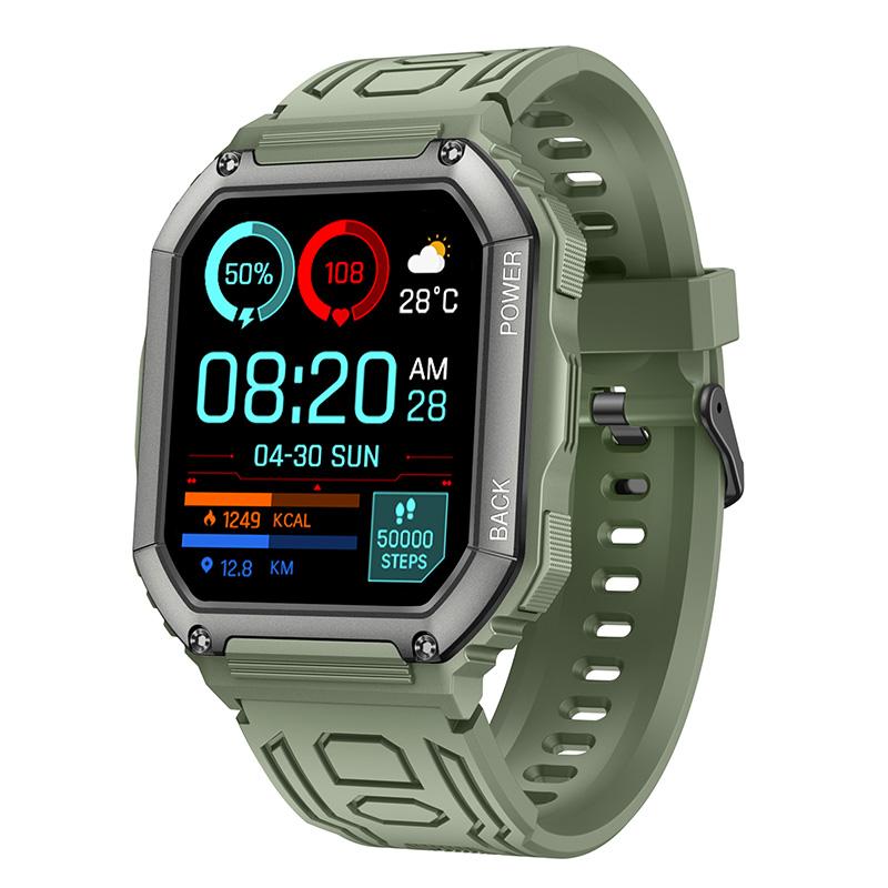 Người đàn ông đồng hồ thông minh mới Bluetooth Gọi 5Atm Waterprooter Outdoor Watches Out