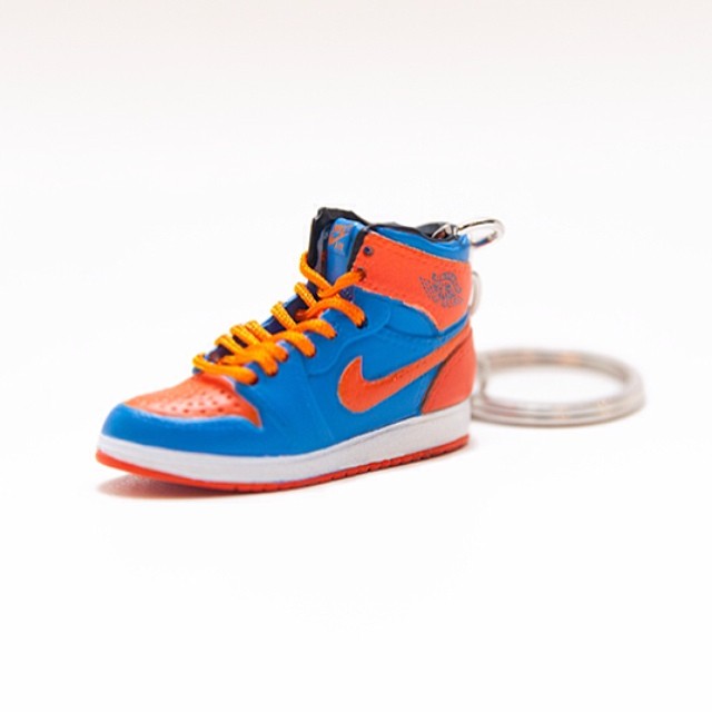 Móc khóa giày Handmade 3D JD 1 Knicks
