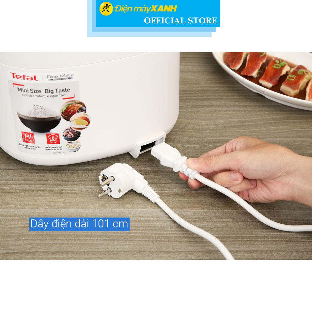 Nồi cơm điện tử Tefal 0.7 lít RK515168 - Hàng Chính Hãng