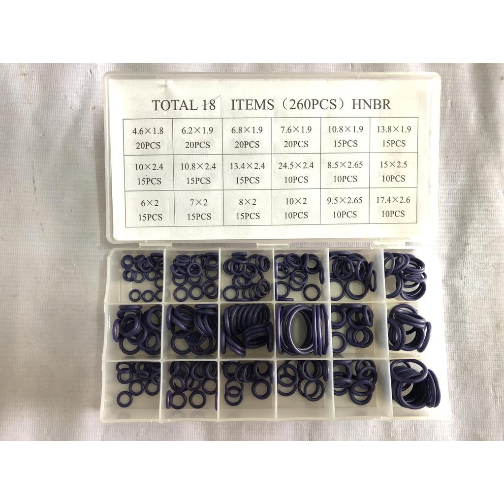 Hộp Gioăng cao su O-ring điều hòa ô tô 270 cái