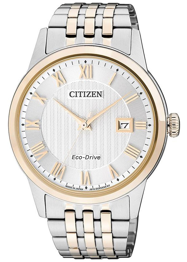 Đồng Hồ Nam Citizen Dây Thép Không Gỉ AW1234-50A - Mặt Trắng