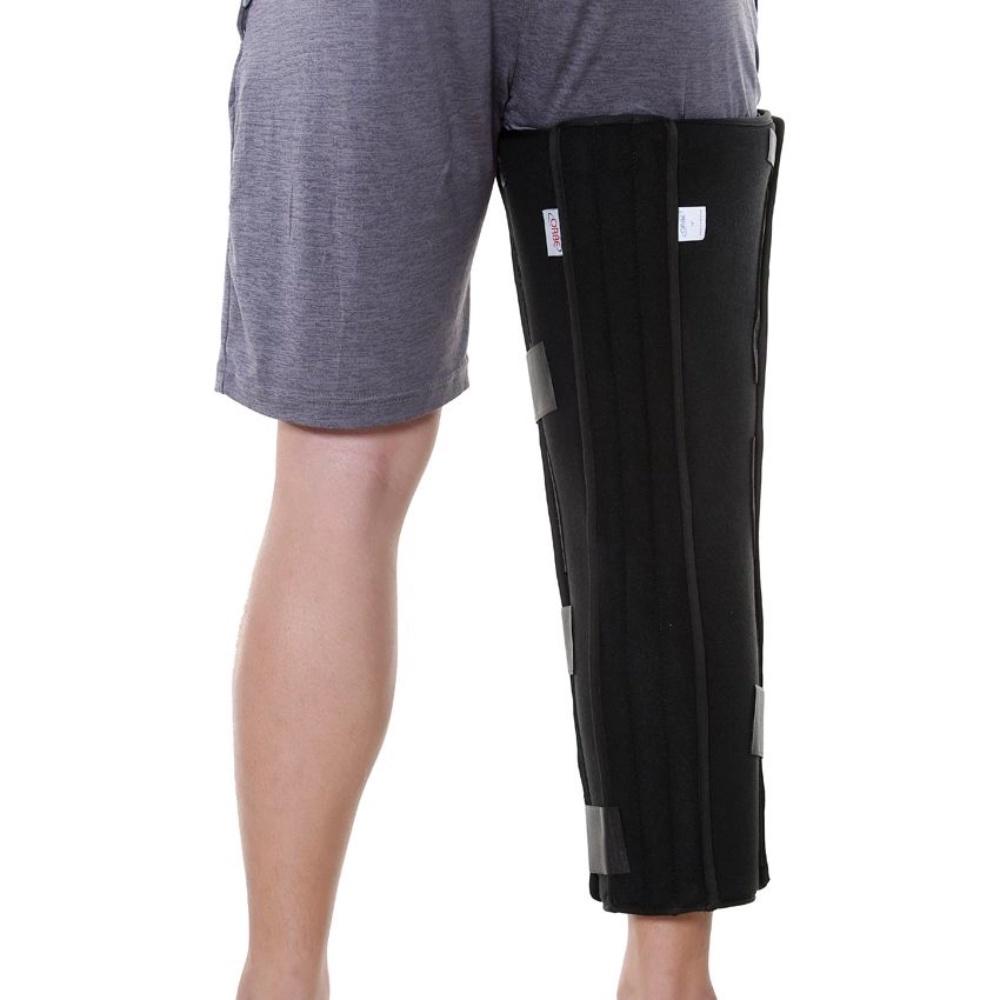 Nẹp Gối Orbe H2 Hỗ Trợ Cố Định Xương Khớp Gối &amp; Quanh Khớp Gối, Vải Dệt Kim Êm Thoáng Khí Và Nẹp Hợp Kim Nhôm