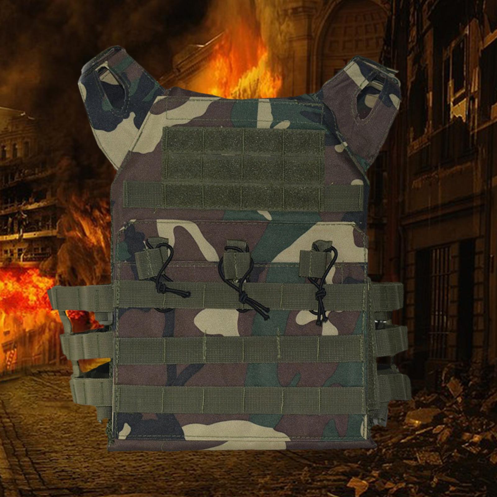 Vest Trainning Combat Swat Assault Shooting Hunting Outdoor Molle Vest