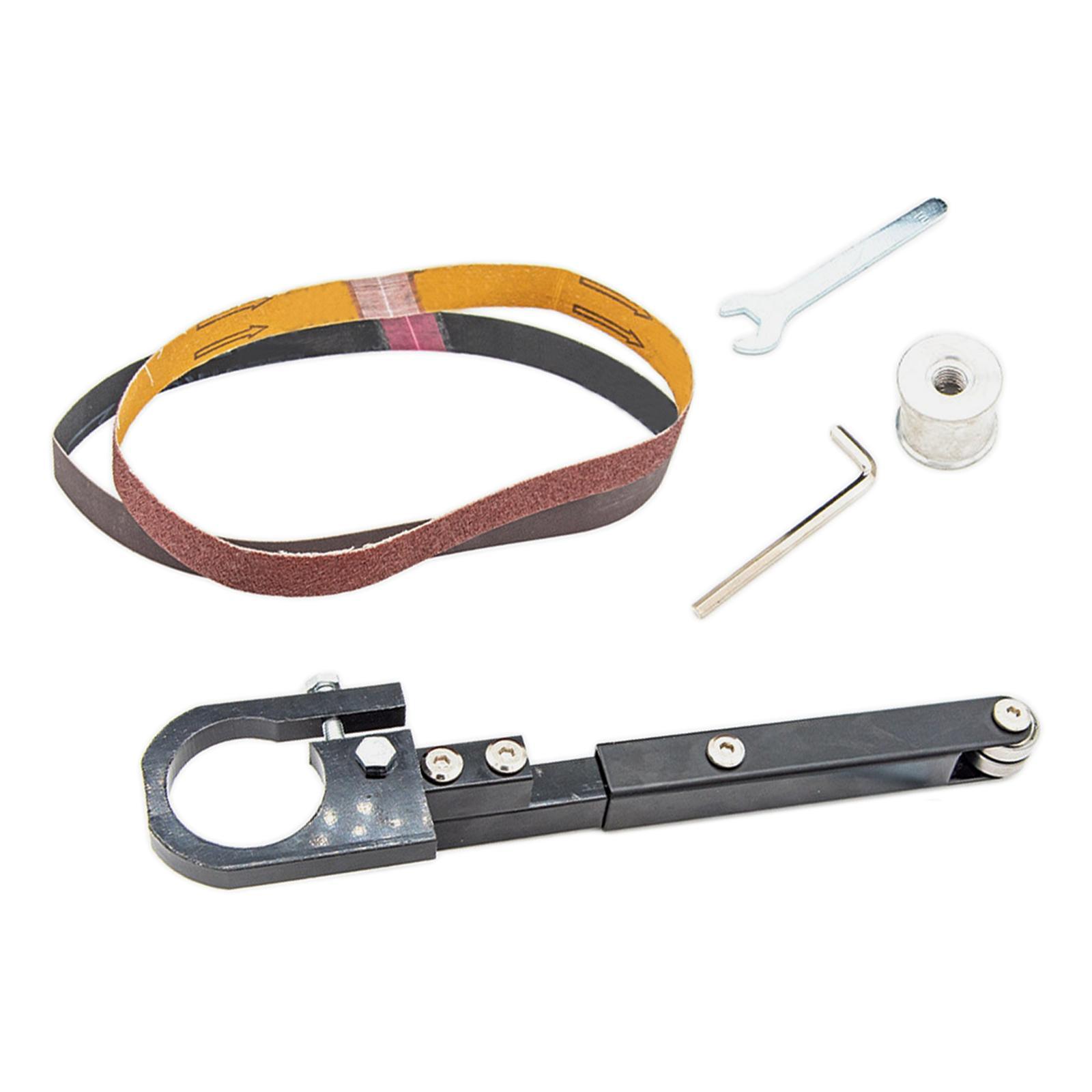 Belt Sander Angle Grinder Grinding Bracket Stainless Steel Multifunctional Drawing Machine Polishing Machine for Grinding DIY Sharpening,