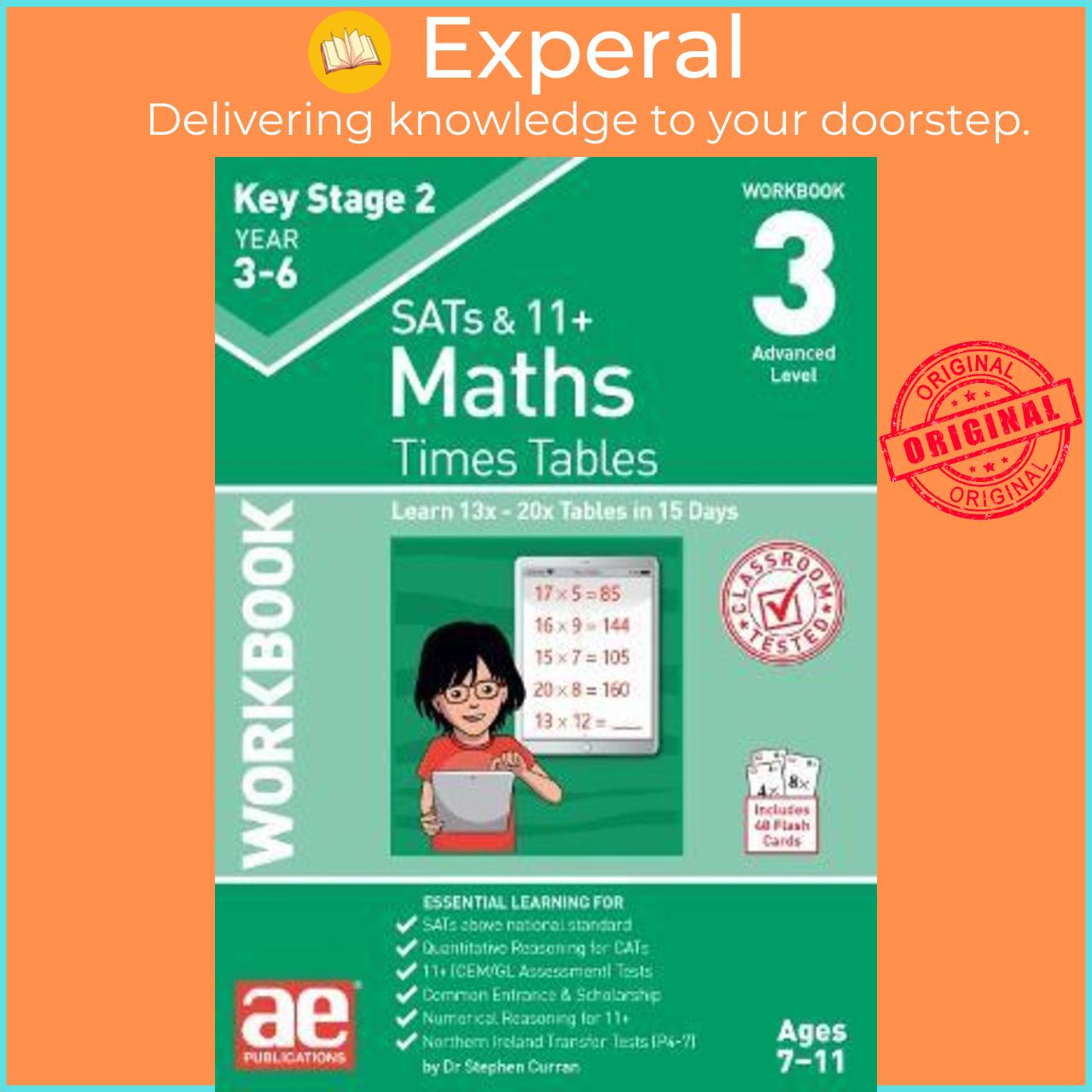 Sách - KS2 Times Tables Workbook 3 : 15 Day Learning Programme for 13x - by Dr Stephen C Curran