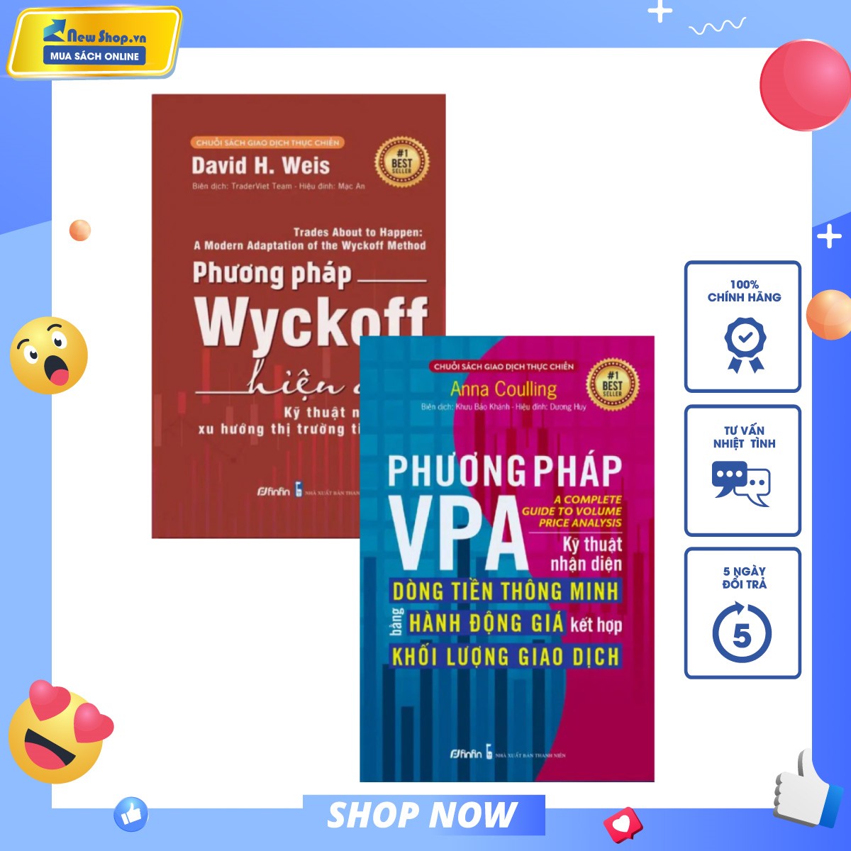 Combo Phương Pháp VPA + Phương Pháp Wyckoff Hiện Đại (Bộ 2 Cuốn)