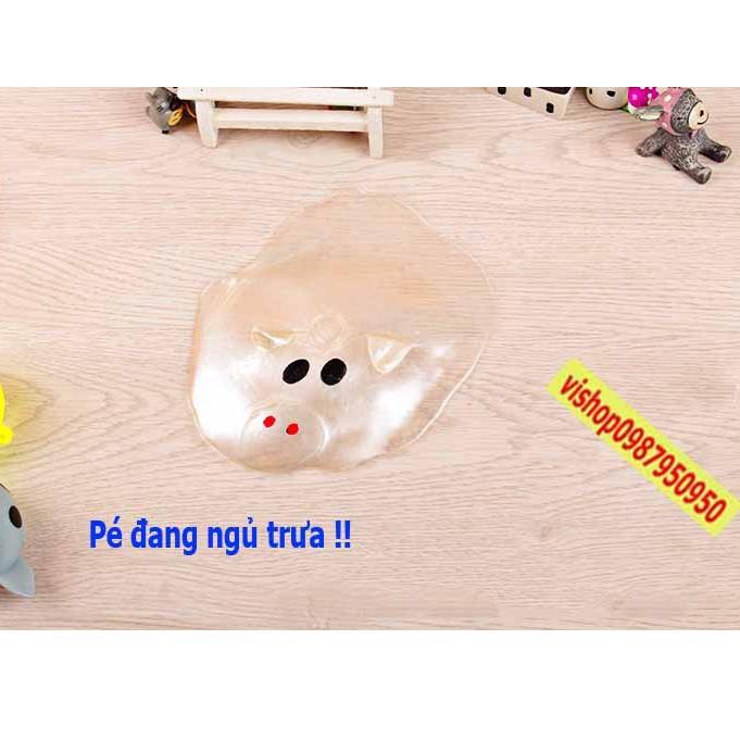 (RẺ VÔ ĐỊCH) Gudetama heo bẹp dí trút giận đồ chơi dẻo, lợn bẹp dí ném đất