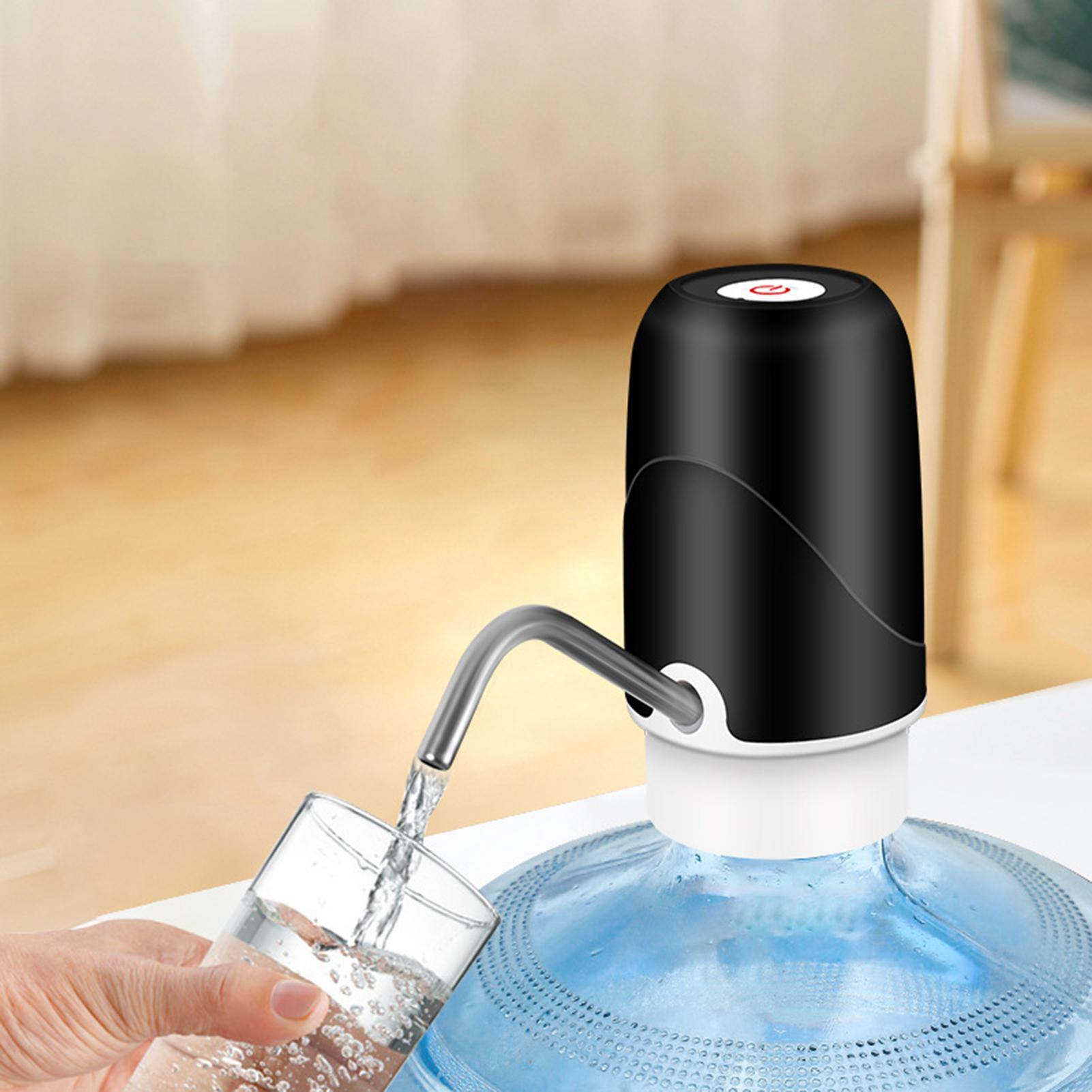 Máy bơm hút bình nước, dạng vòi tự động, chất liệu nhựa ABS bền chắc, sạc USB