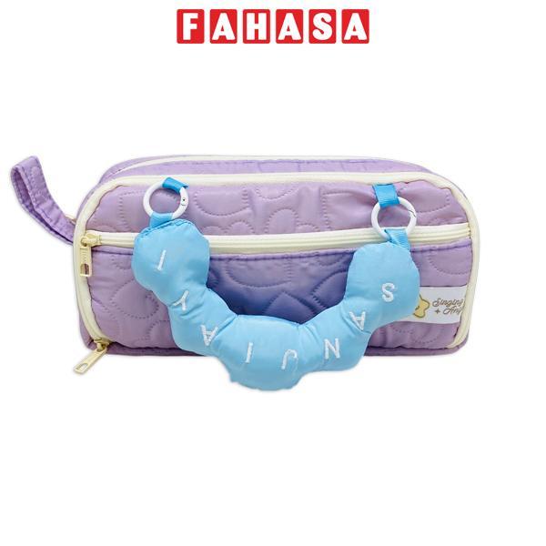 Bóp Viết Vải Sanjiay - Yipin 17978 - Màu Tím