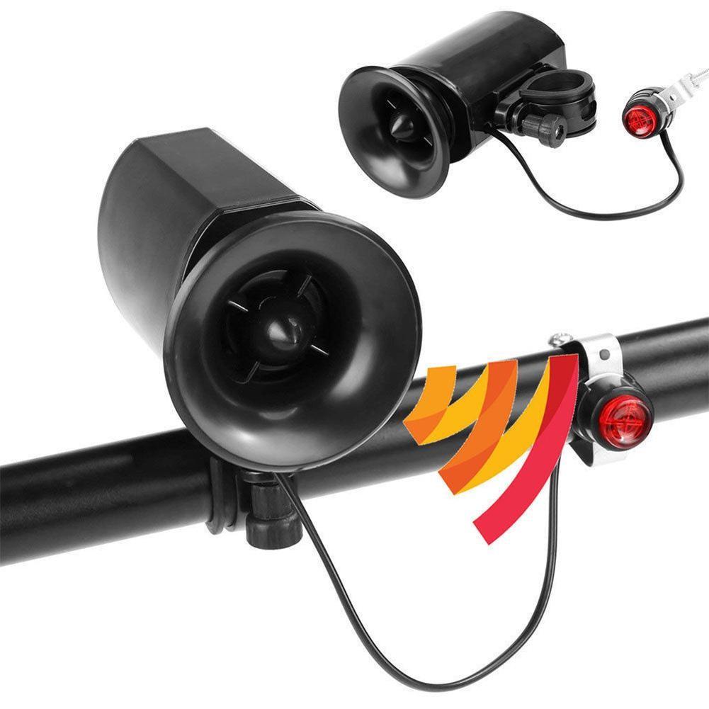 Còi xe đạp hỗ trợ 6 chế độ âm thanh - Còi điện tử
