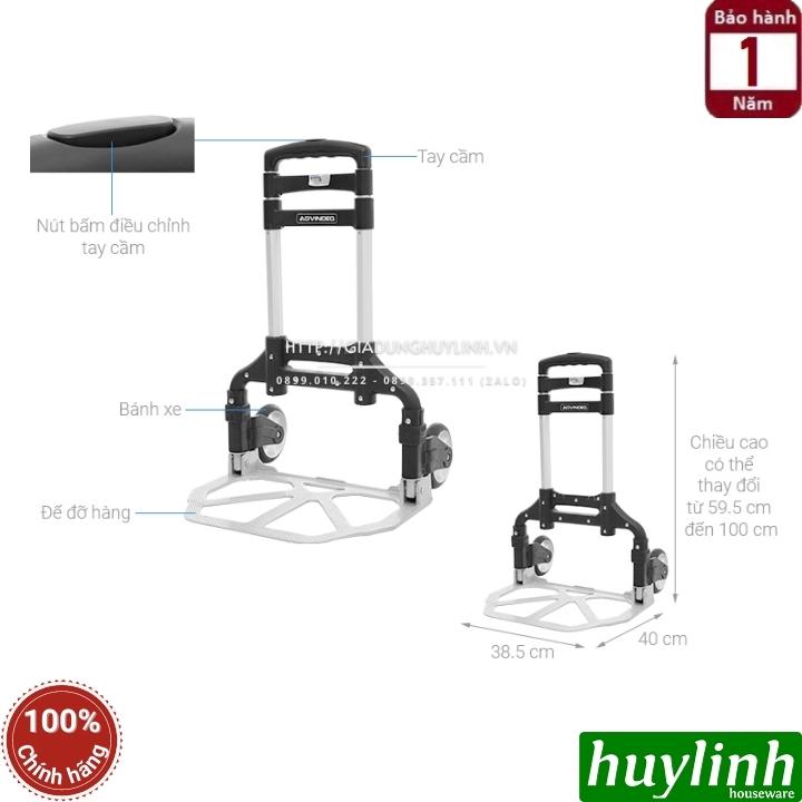 Xe kéo - đẩy hàng 2 bánh rút gọn Advindeq TL-85D - Tải trọng 85kg - Hàng chính hãng