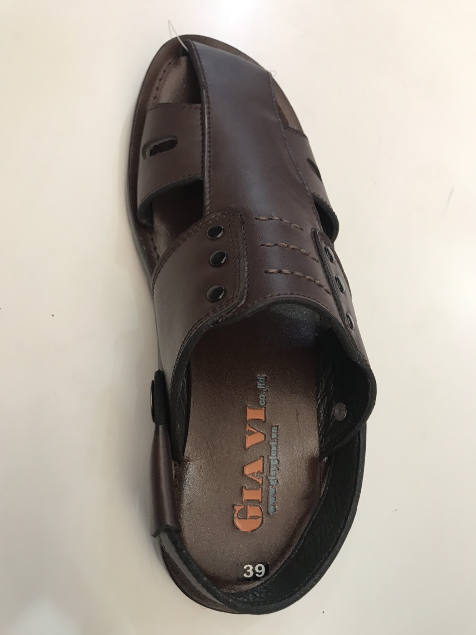 Giày Sandal Nam Giavi Da SDR8064N