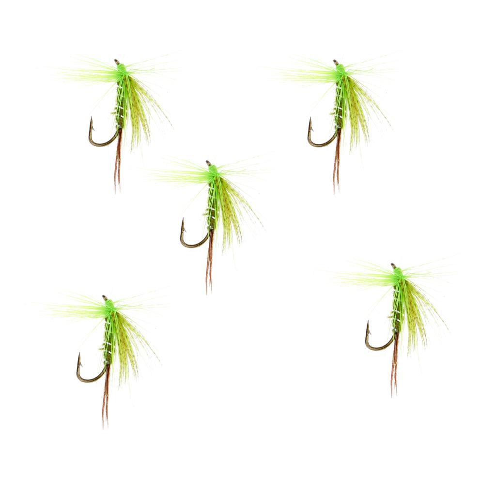 5Pcs Wet Flies Fishing Tackle Artificial Insect Fly Fishing Lures Bait Flies