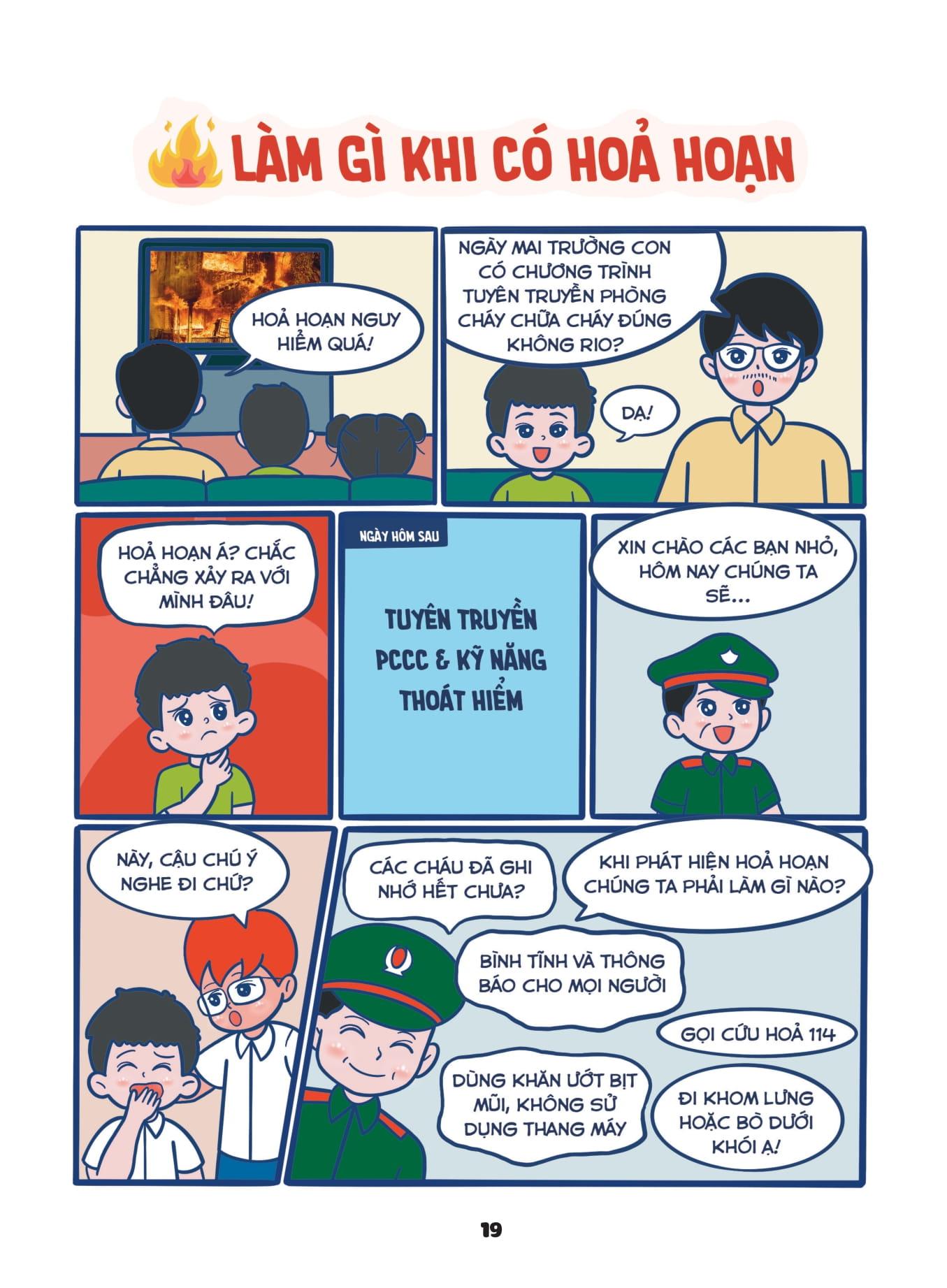 Sách - SOS Cho Trẻ Em - Truyện Tranh Kỹ Năng An Toàn Thoát Hiểm Tức Thì - Nhận Diện Rủi Ro Và Thoát Hiểm An Toàn