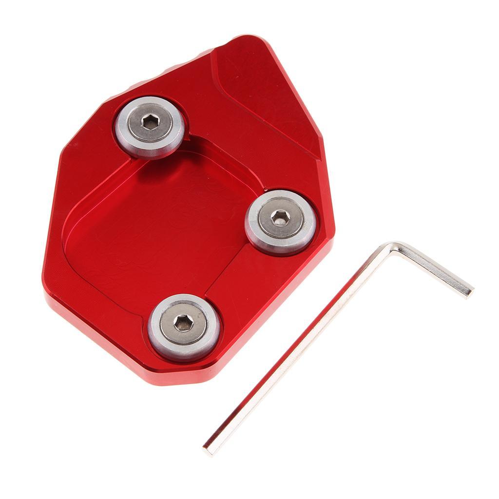Kickstand Side Stand Enlarge Pad Plate for  CBR600RR 07-12 Red