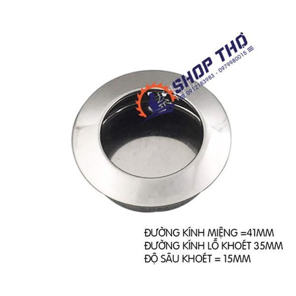 Tay kéo âm hình tròn - chất liệu Inox