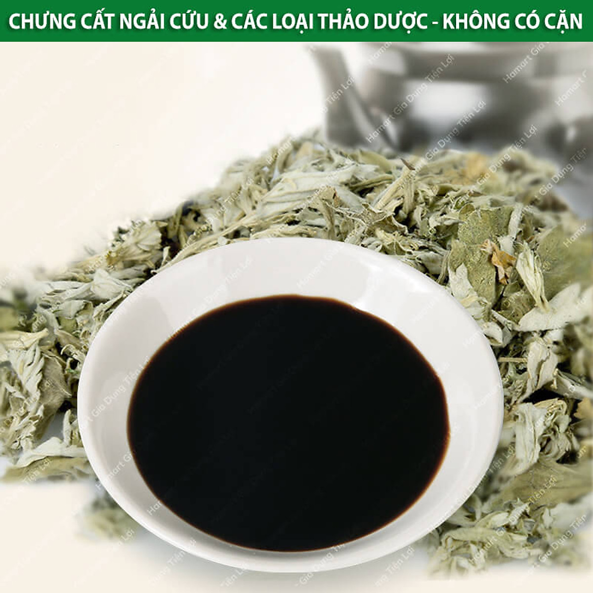 Hộp 20 gói nước ngâm chân ngải cứu thảo dược 400ml .Thải độc, thư giãn, cải thiện sức khỏe