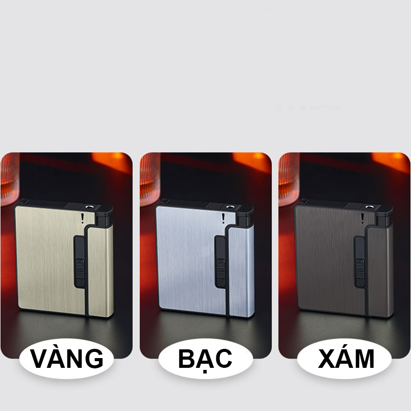 Hộp Đựng Thuốc 20 Điếu Focus YH117 Có Thể Lắp Bật Lửa