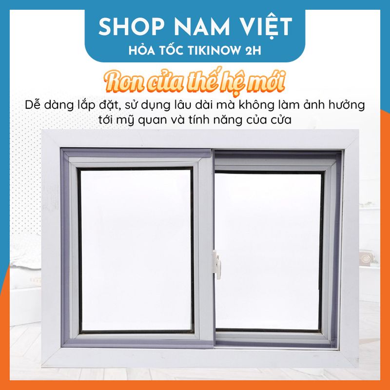 Ron Xốp PU Dán Khe Cửa Phòng, Cửa Sổ Thế Hệ Mới, Cách Âm Chống Bụi và Côn Trùng - Chính Hãng NAVIVU