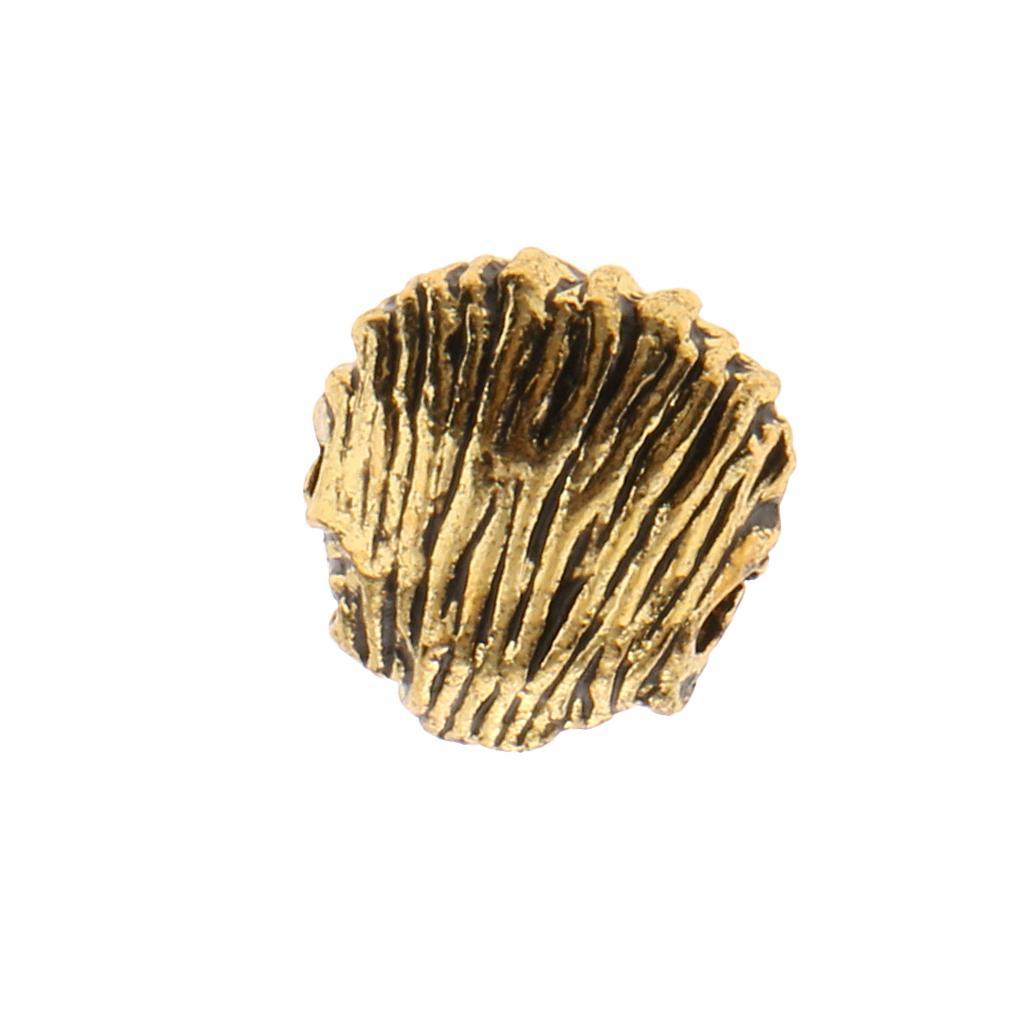 20Pcs Gold Silver Alloy Lion Head Beads Charms DIY Jewelry Making Material