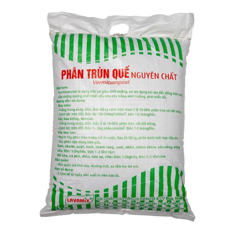 Phân trùn quế nguyên chất 100% dinh dưỡng từ thiên nhiên Lavamix gói 2kg