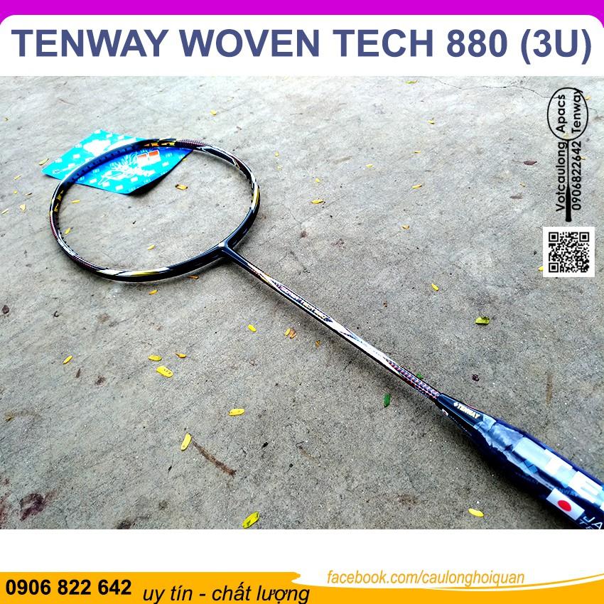 Vợt cầu lông Tenway Woven Tech 880 | Công nghệ đan sợi nano tiên tiến, gia tặng độ bền, trợ lực đập cầu