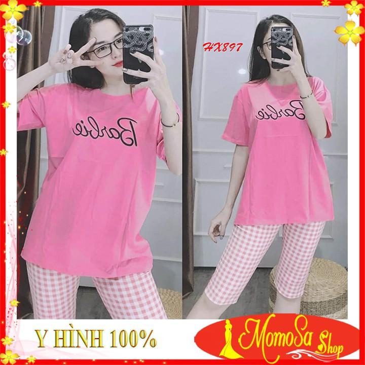 Đồ Bộ Thun Nữ Mặc Nhà Thun Cotton Mềm Mịn
