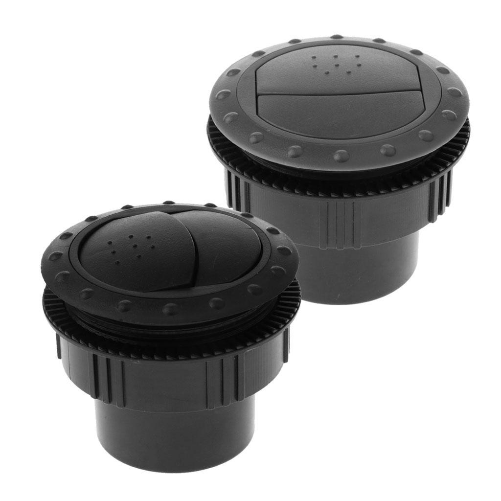 RV Motorhome Truck Trailer Interior Air Vent Exhaust Outlet Black