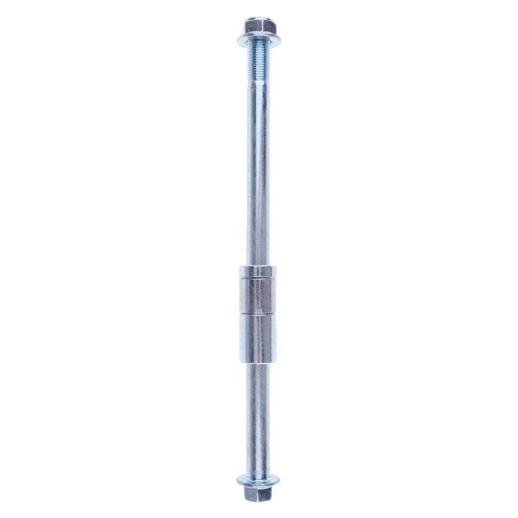 2X 12mm 230mm universal motorcycle bike front wheel rear wheel axle axle 3