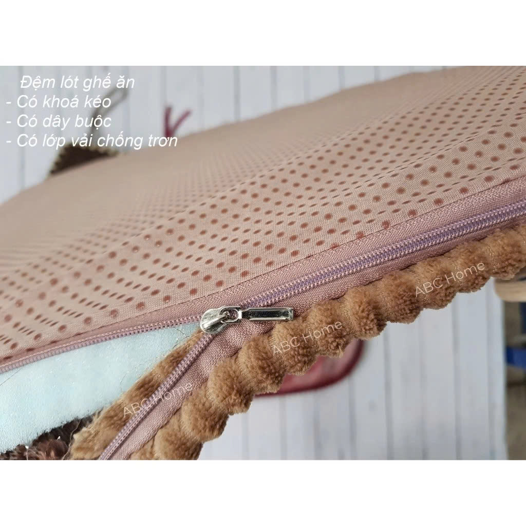 Đệm Lót Ghế Hoa Văn Cổ Điển Có Dây Buộc – Nệm Ngồi Dày Dặn Chống Trượt, Trang Trí Ghế Gỗ, Ghế Ăn, Ghế Sofa - HÀNG CHÍNH HÃNG MINIIN