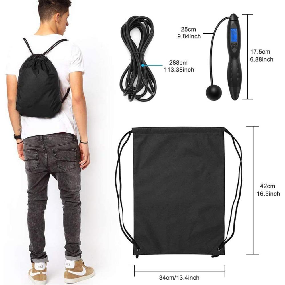 Thông Minh Nhảy Dây Không Dây Dây Nhảy Crossrope Dây Nhảy Với Đếm Calo Chân Cơ Thể Huấn Luyện Tập Thể Hình