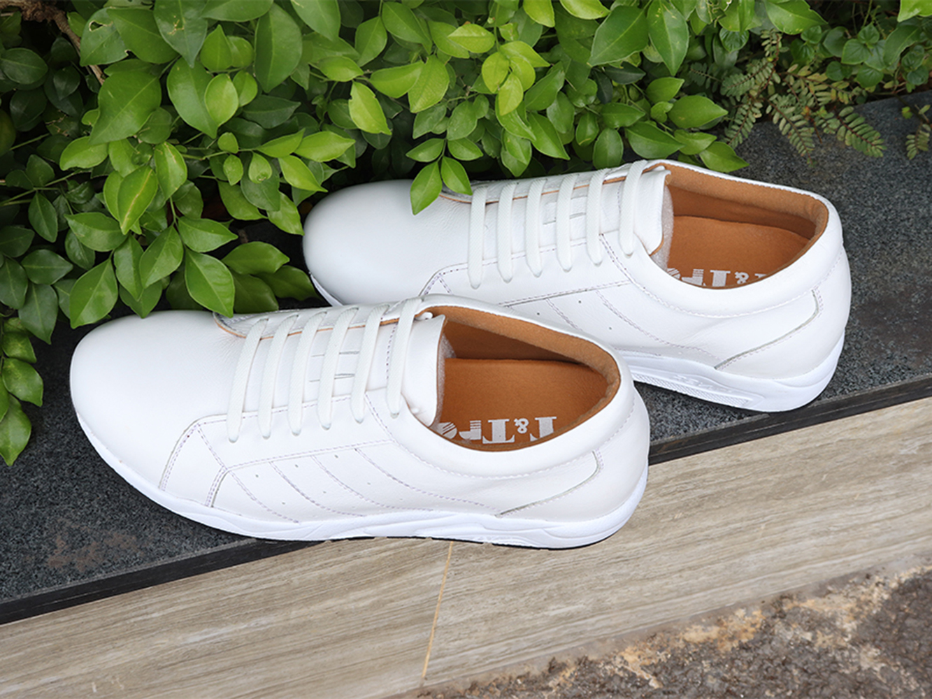 GIÀY TĂNG CHIỀU CAO GIÀY CAO DÀNH CHO NAM GIỚI T19 TRẮNG - CAO 8CM GIÀY ĐỘN NAM CAO VƯỢT TRỘI
