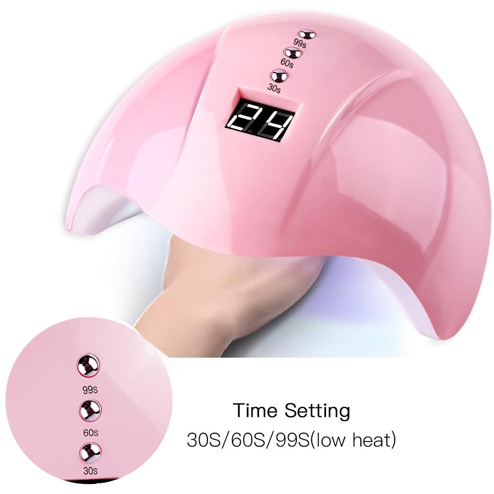 Máy Sấy Móng Tay Sơn gel Hẹn Giờ Cảm Biến Tự Động Dụng Cụ Làm Móng Tay Phụ Kiện