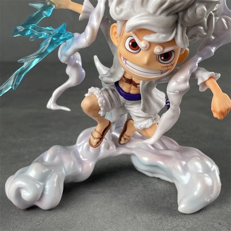 Mô Hình Luffy Gear 5 Bản Có Vũ Khí 16Cm Mô hình One Piece Cao Cấp, Figure Mô Hình Anmie One Piece Luffy Vua Hải Tặc