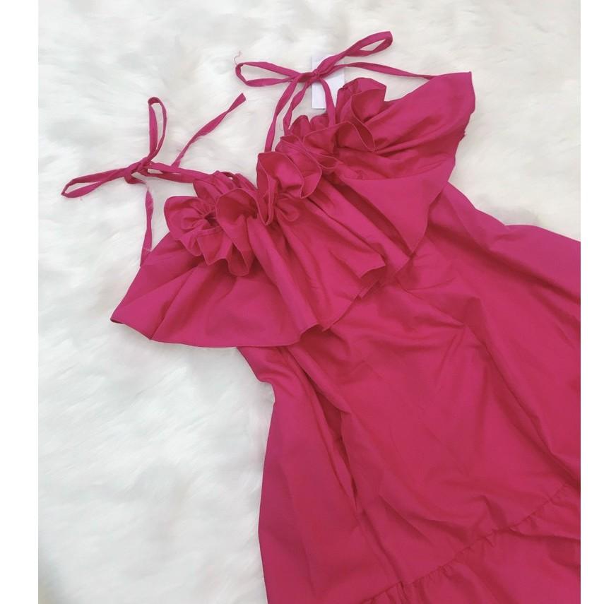 Đầm babydoll 2 dây bèo ngực siêu xinh