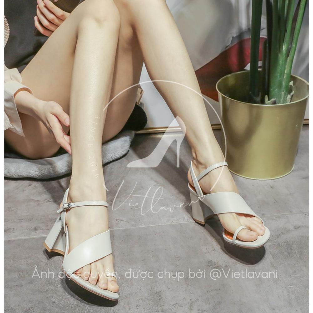 Giày sandal mã LCS44 quai chéo xỏ ngón cao 7P hàng hot 2021 siêu phẩm