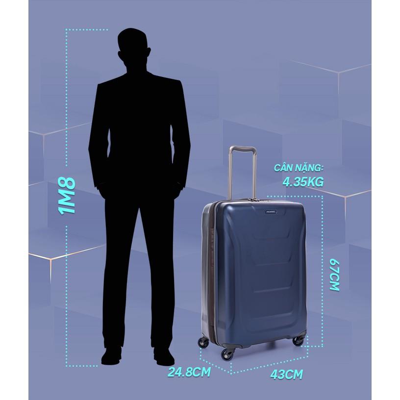 Vali du lịch size M (26 inch), Ricardo Tioga 2.0 thế hệ mới, thương hiệu Mỹ, bảo hành 5 năm quốc tế, Màu Titanium