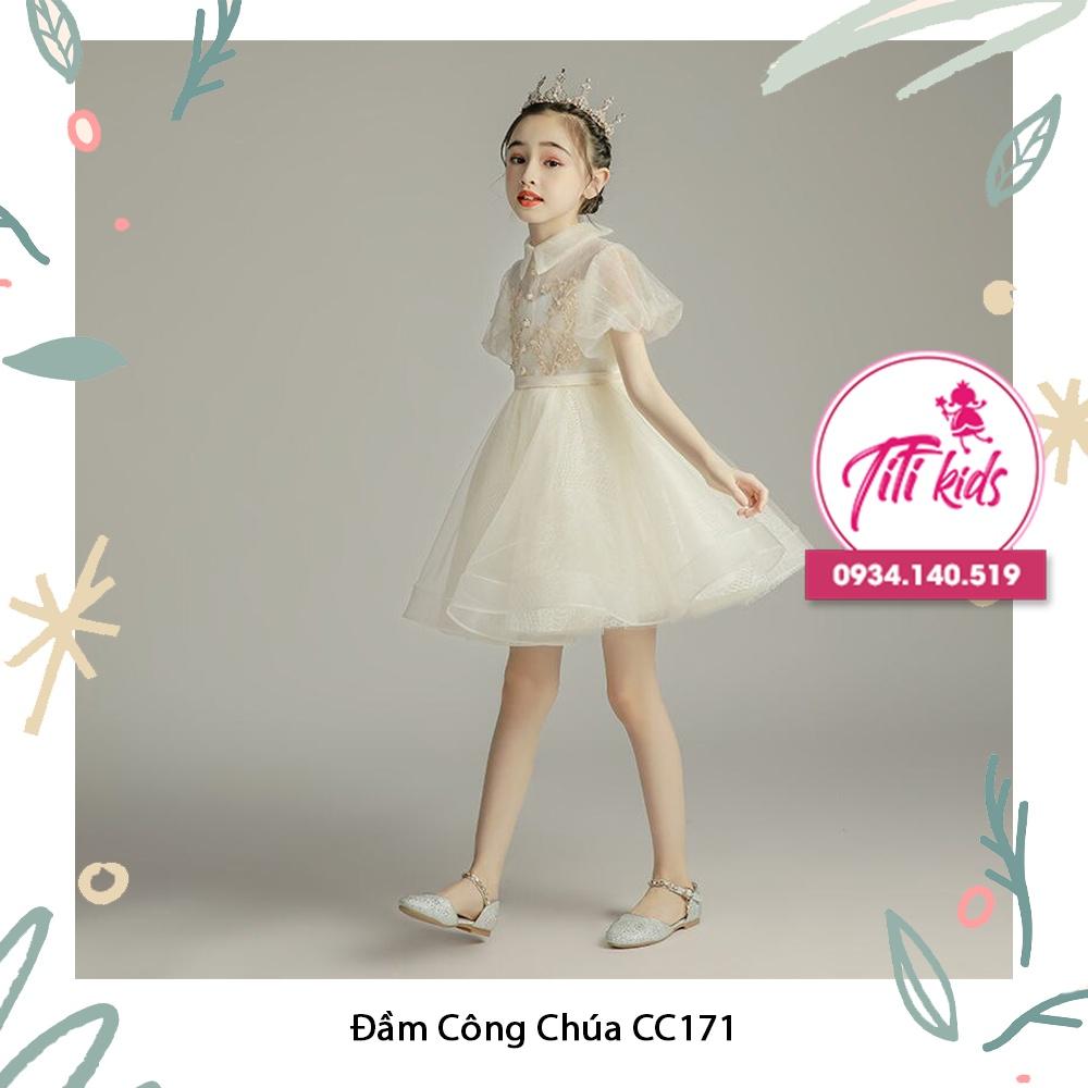 Đầm Váy Công Chúa Cho Bé Gái Cao Cấp BELLE NGẮN - CC171