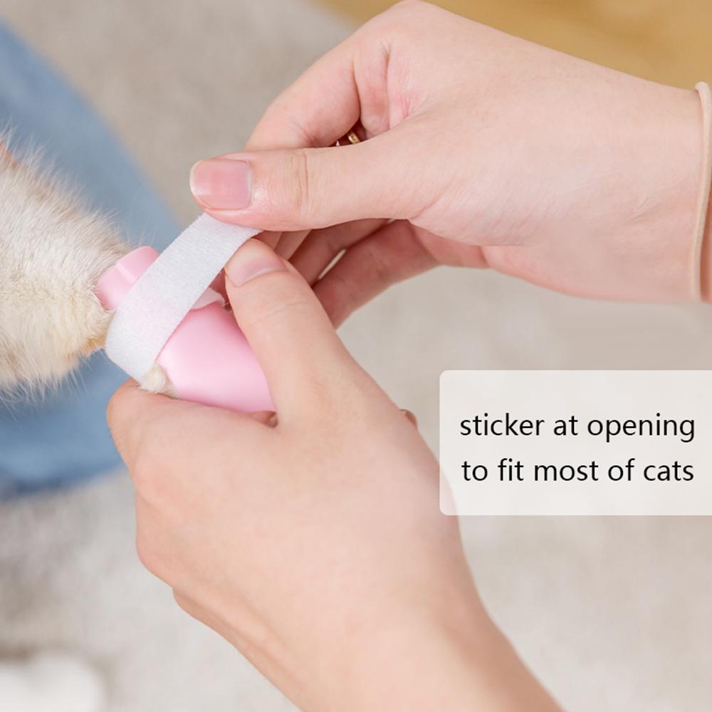 4 Cái ủng bảo vệ chân chống xướt, chống trượt cho thú cưng, chất liệu silicone mềm mại, mang lại trải nghiệm thoải mái