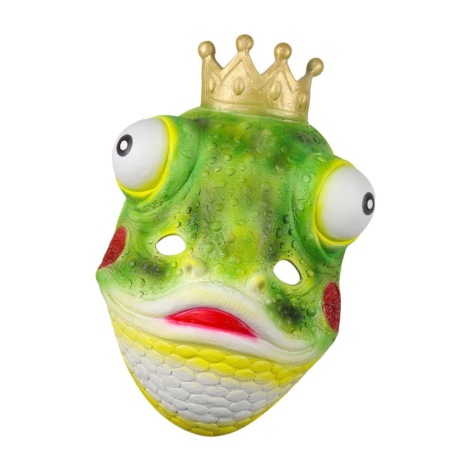 Frog Face Cover Role Play Adults Costume Accessories Animal