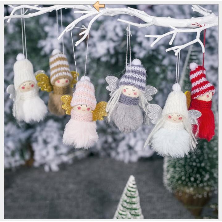 Thiên sứ Treo Trang Trí Cây Thông Giáng Sinh cực kì dễ thương kích thước 7,5cm x 6cm