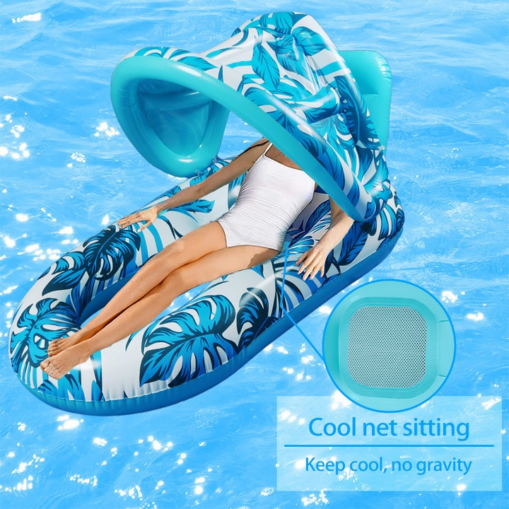 Phao Bơi Bơm Hơi Có Mái Che Studio Bikini in Floating Chair Adult Cao Cấp