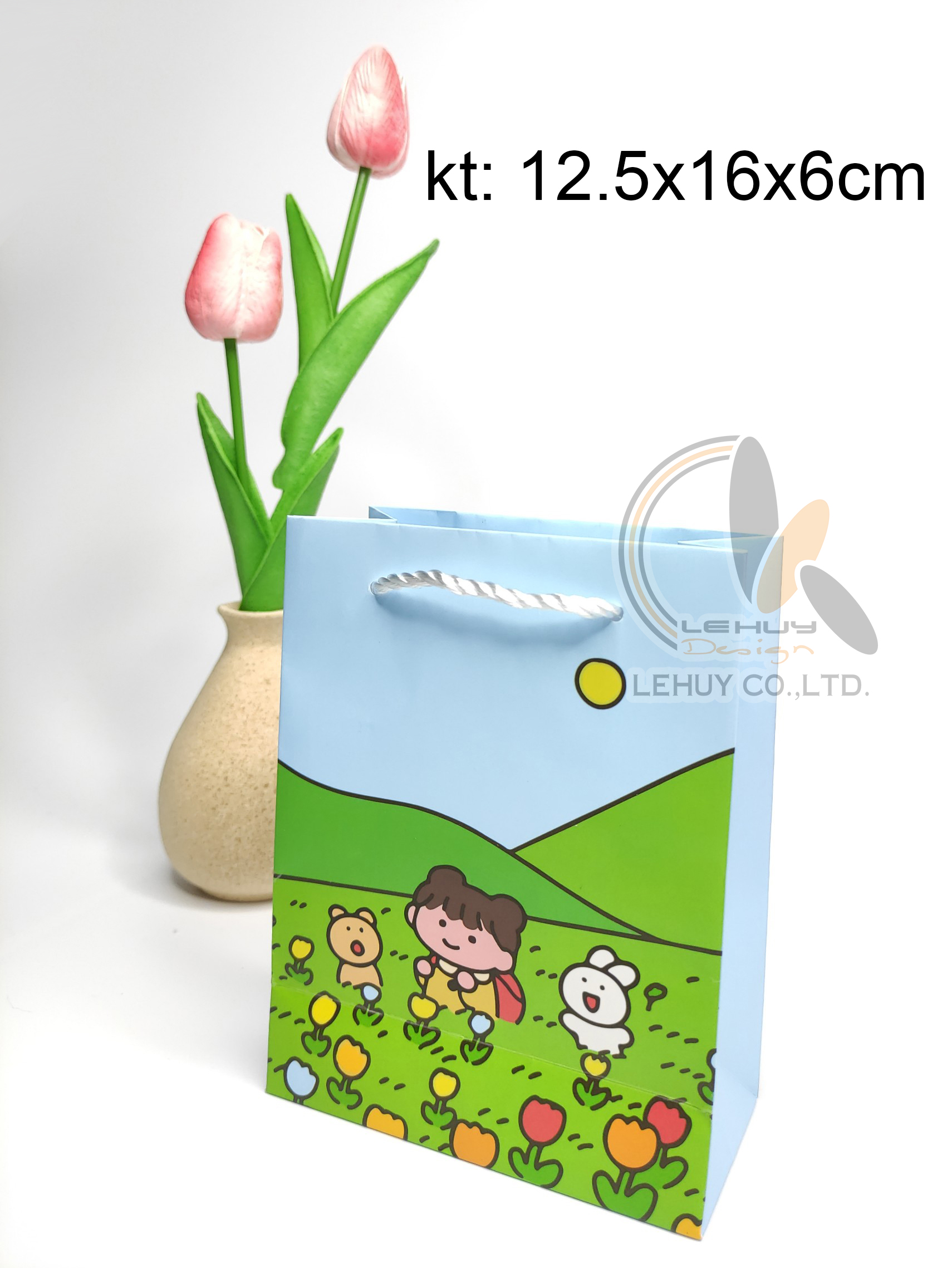 TÚI GIẤY C ĐỰNG QUÀ HOẠ TIẾT HOẠT HÌNH