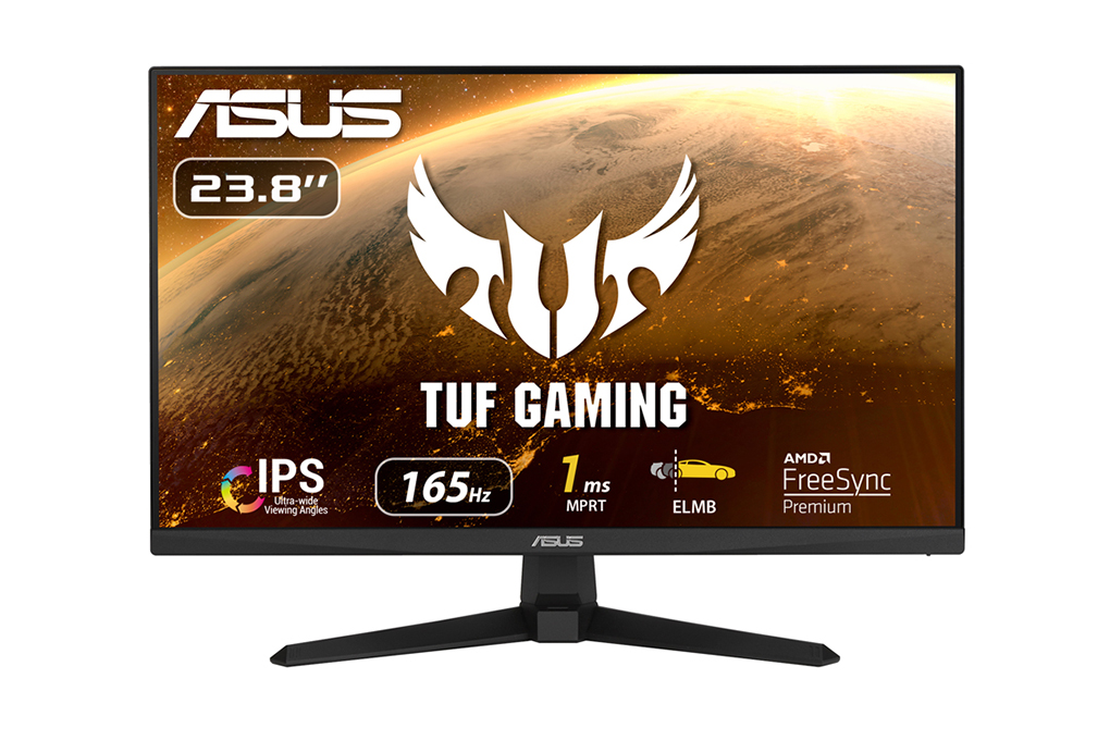 Asus LCD VG249Q1A/23.8&quot;F/1ms/165Hz/250cd2/HDMI/DP/Cáp HDMI/Cáp DP/Đen - Hàng chính hãng