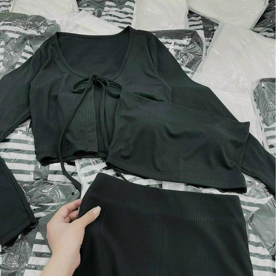 Set váy 3 món dễ thương cho nàng đi chơi, dự tiệc dạo phố