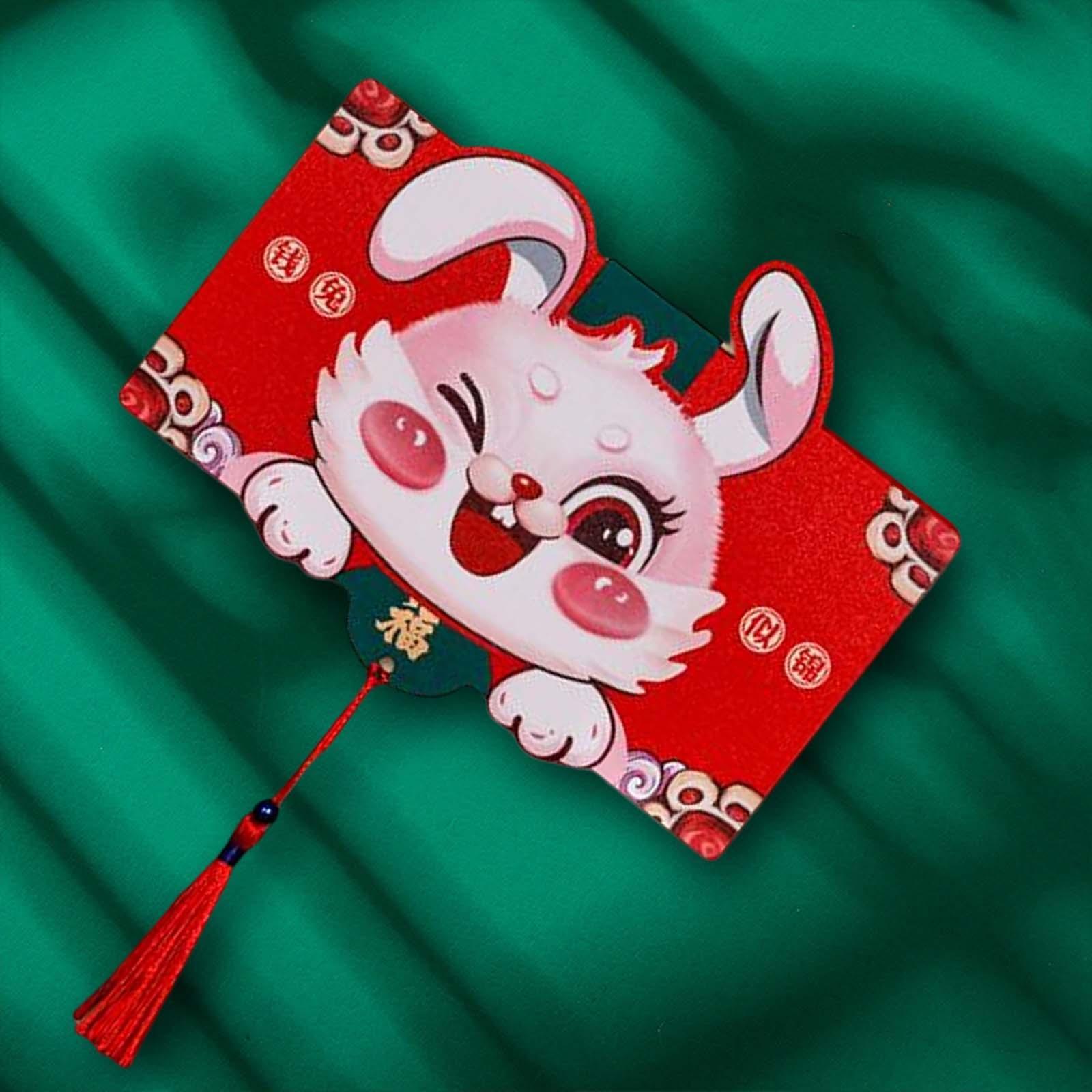 1 cái x Bao Lì Xì Tết Nguyên Đán Bữa Tiệc Năm Mới Túi Tiền May Mắn Năm Con Thỏ