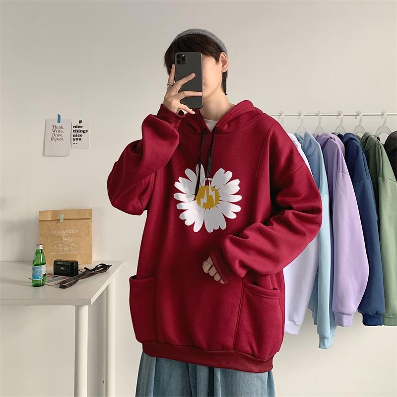 Áo Hoodie Tay Dài Thời Trang Phong Cách Hàn Quốc Cho Nam 3 Màu M-2Xl